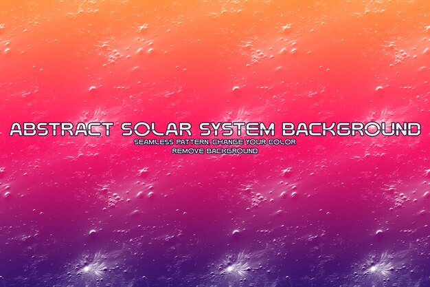 PSD editable cosmic background with planet and star patterns