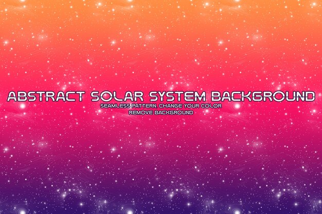 PSD editable cosmic background with planet and star patterns