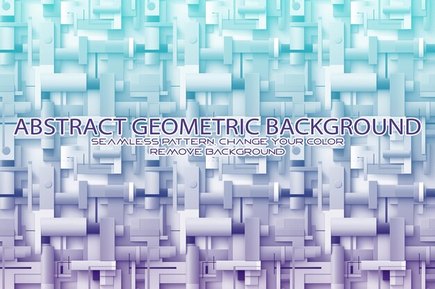 Editable Geometric Pattern with Textured Background and Separate Texture