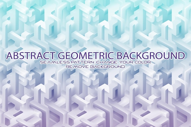 Editable Geometric Pattern with Textured Background and Separate Texture