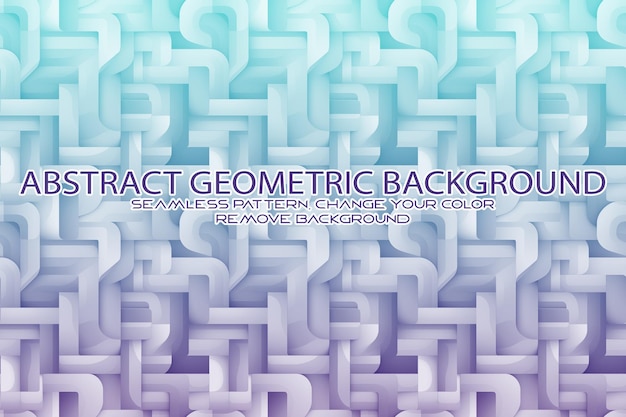 Editable Geometric Pattern with Textured Background and Separate Texture