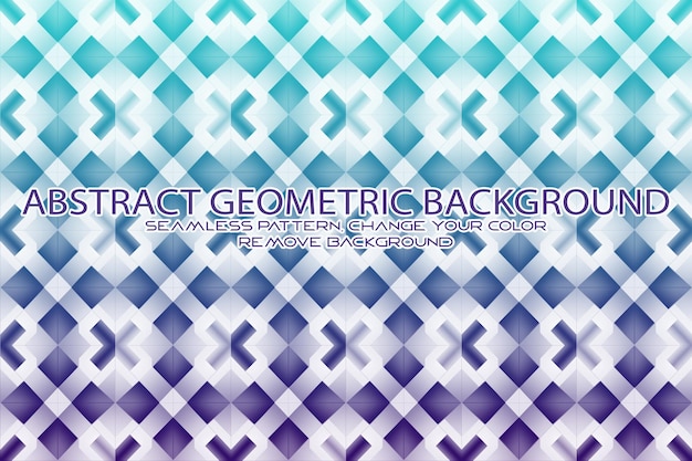 Editable geometric pattern with textured background and separate texture