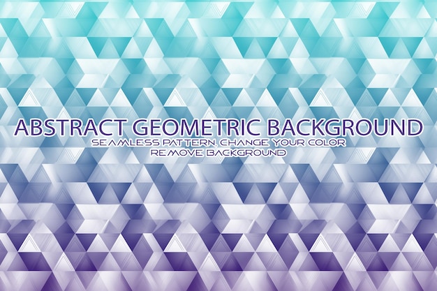 Editable geometric pattern with textured background and separate texture