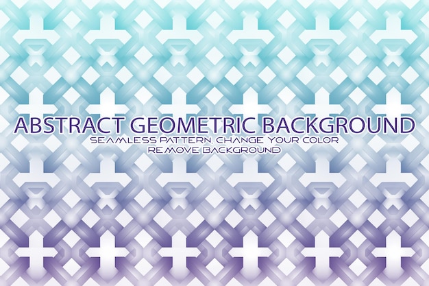 Editable geometric pattern with textured background and separate texture