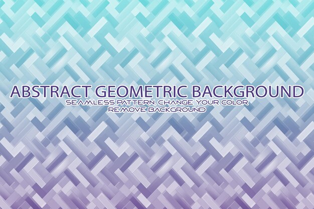 Editable geometric pattern with textured background and separate texture