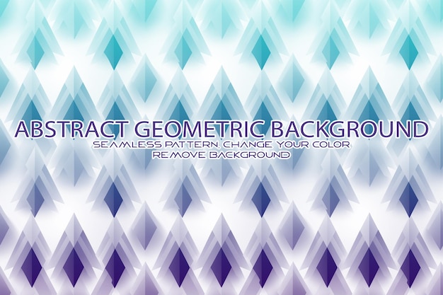 Editable geometric pattern with textured background and separate texture