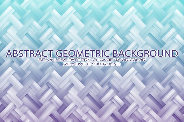 Editable geometric pattern with textured background and separate texture