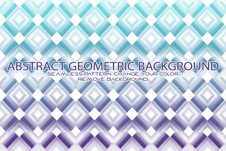 PSD editable geometric pattern with textured background and separate texture