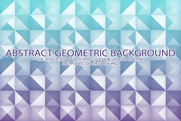 Editable geometric pattern with textured background and separate texture