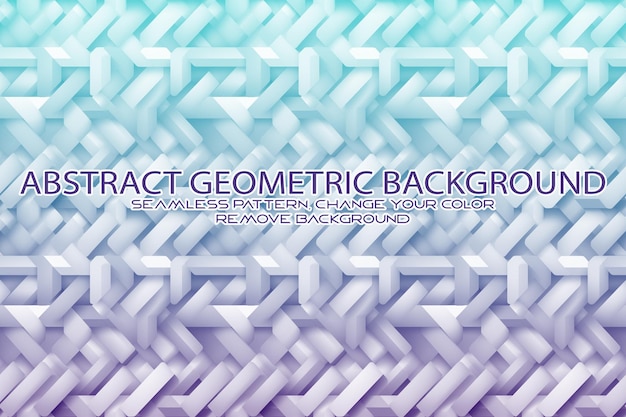 Editable geometric pattern with textured background and separate texture