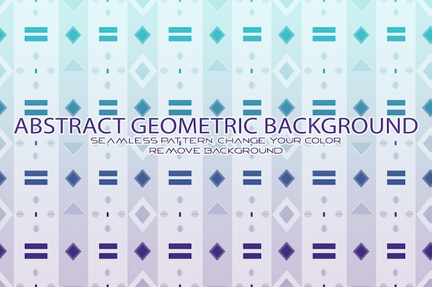 Editable geometric pattern with textured background and separate texture