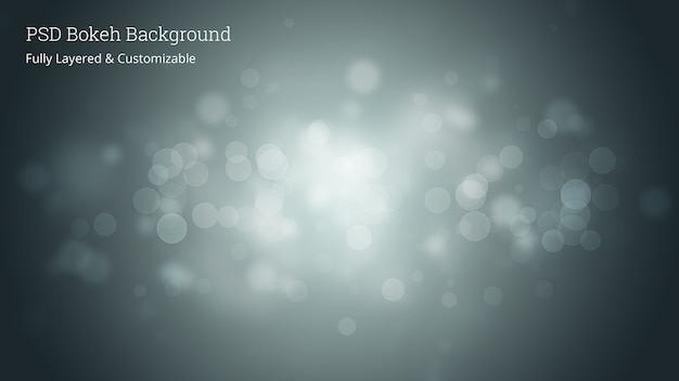 PSD Редактирование psd bokeh background