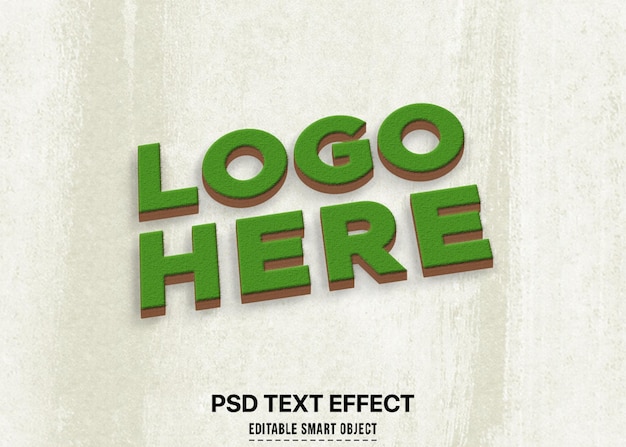 PSD editable psd logo mockup