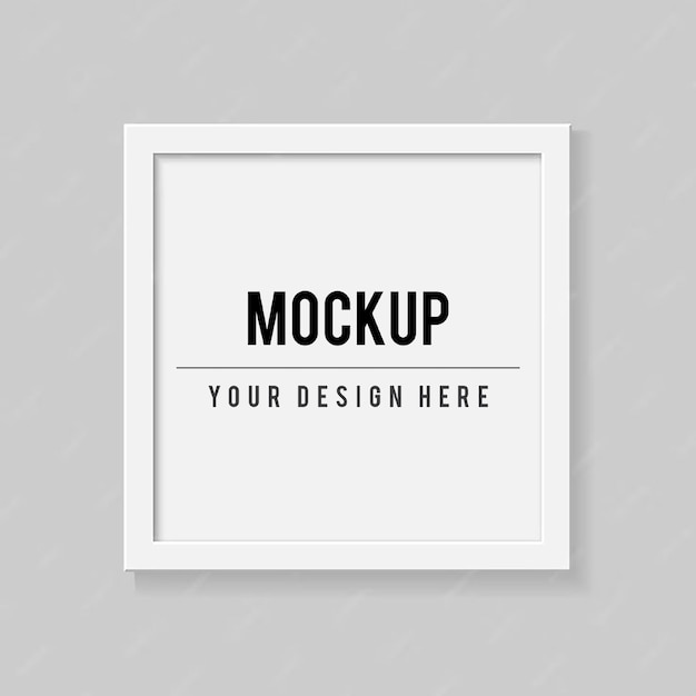 編集可能な PSD フォトフレームのモックアップ