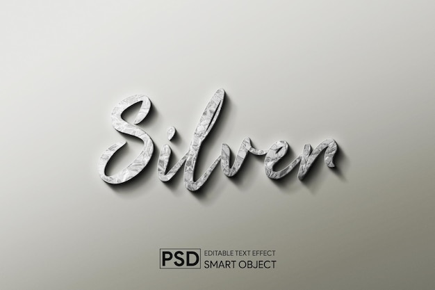 Editable psd text effect