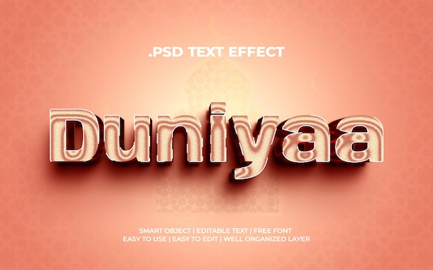 PSD editable psd text effects style