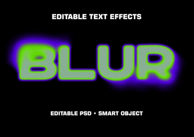 スマートオブジェクトで編集可能な psd テキストエフェクト