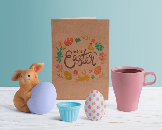 PSD creatore di scena modificabile easter mockup