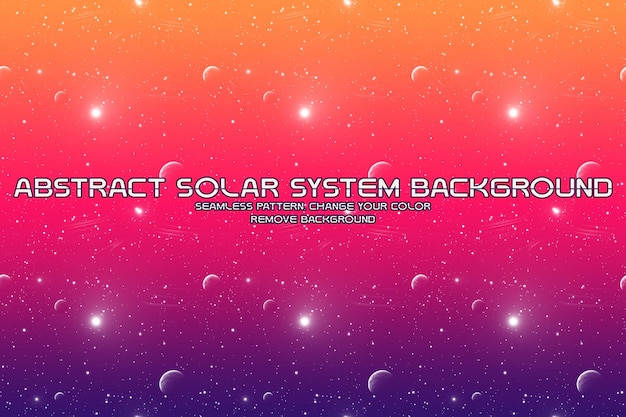 PSD editable solar system glitter background minimalist liquid texture