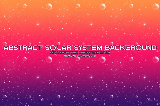 Editable solar system glitter background minimalist liquid texture
