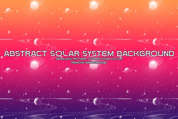 PSD 編集可能な太陽系キラキラ背景ミニマリスト液体テクスチャ
