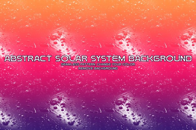 Editable solar system glitter background minimalist liquid texture