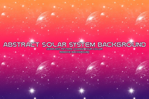 Editable solar system glitter background minimalist liquid texture