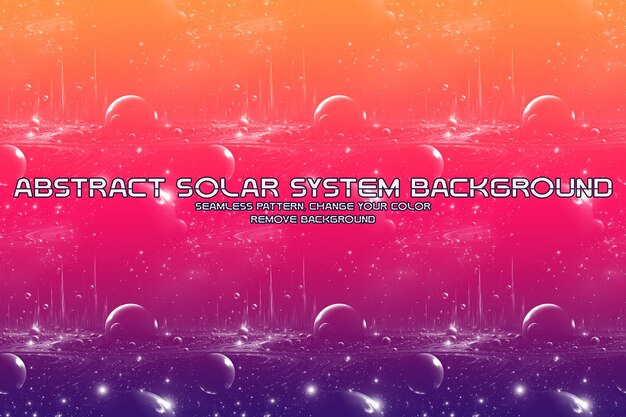 PSD editable solar system glitter background minimalist liquid texture