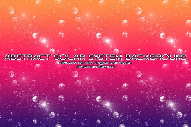 PSD editable solar system glitter background minimalist liquid texture