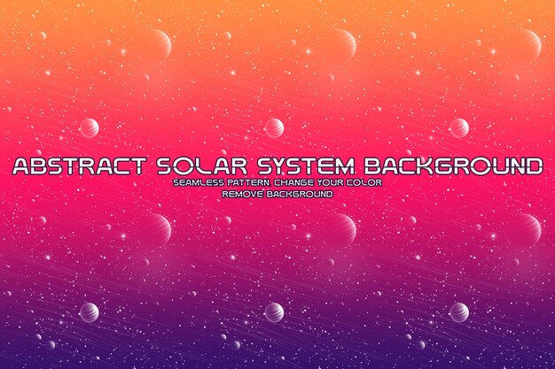 Editable Solar System Glitter Background Minimalist Liquid Texture