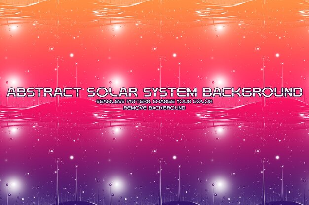 PSD editable solar system glitter background minimalist liquid texture