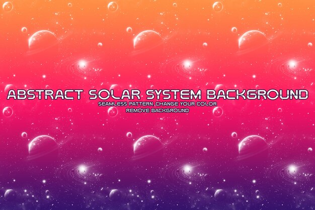 Editable solar system glitter background minimalist liquid texture