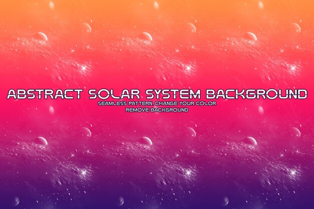 Editable Solar System Glitter Background Minimalist Liquid Texture