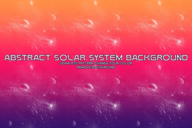 PSD editable solar system glitter background minimalist liquid texture