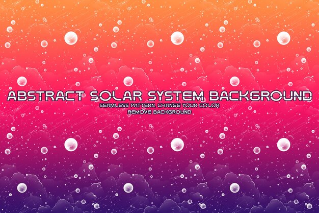 Editable solar system glitter background minimalist liquid texture