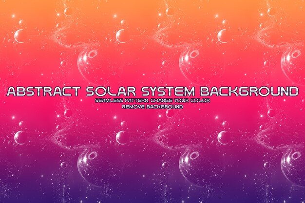 PSD editable solar system glitter background minimalist liquid texture