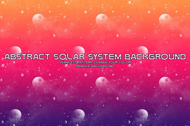 PSD editable solar system glitter background minimalist liquid texture