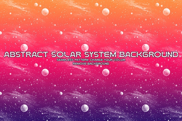 PSD editable solar system glitter background minimalist liquid texture