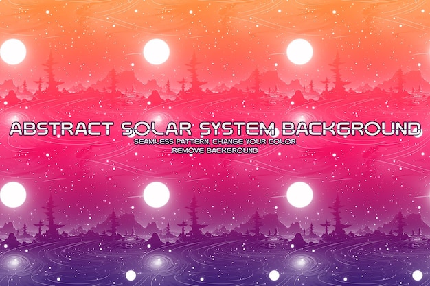 PSD editable solar system glitter background minimalistic black and white liquid texture