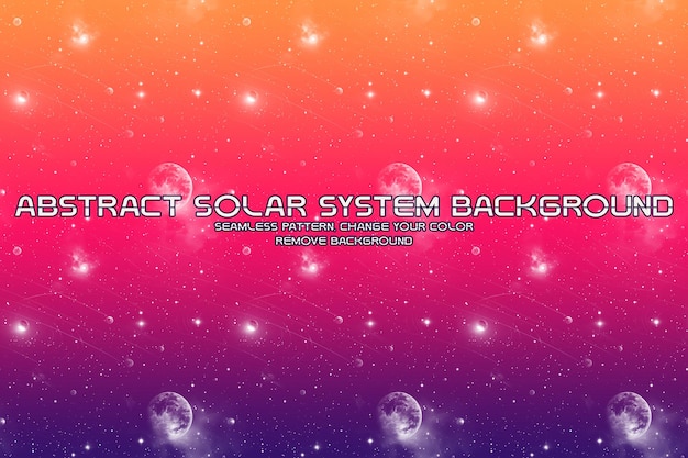 PSD editable solar system glitter background minimalistic black and white liquid texture