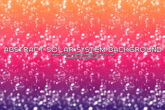 PSD editable solar system glitter background minimalistic black and white liquid texture