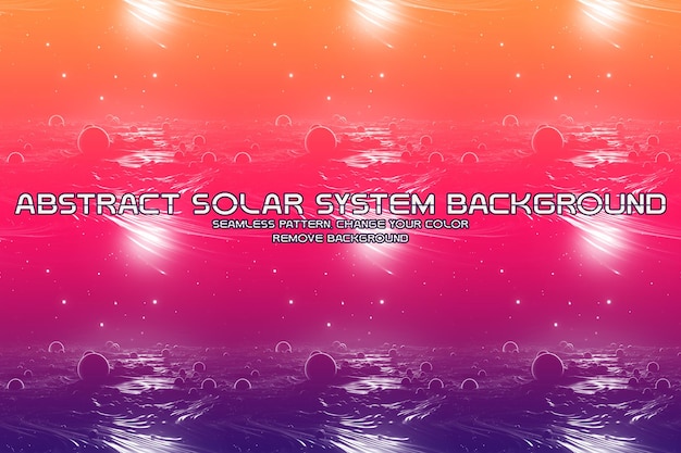 PSD editable solar system glitter background minimalistic black and white liquid texture