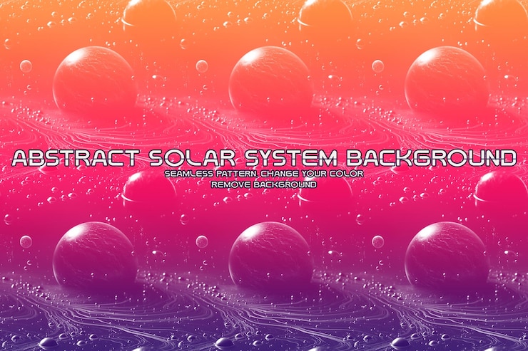 PSD editable solar system glitter background minimalistic black and white liquid texture