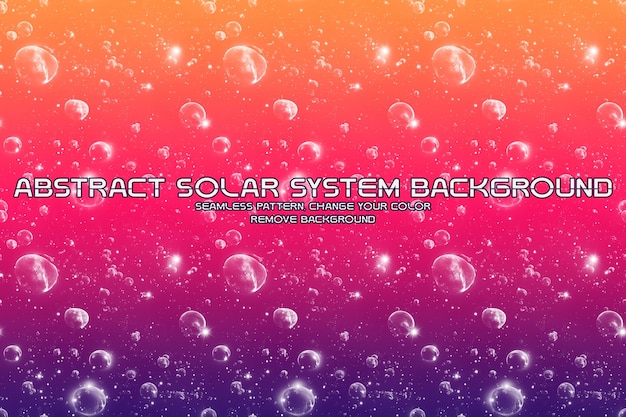 PSD editable solar system glitter background minimalistic black and white liquid texture