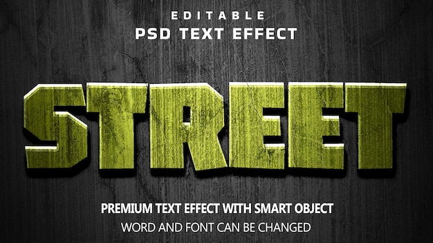 Editable text effect scary cement texture background.