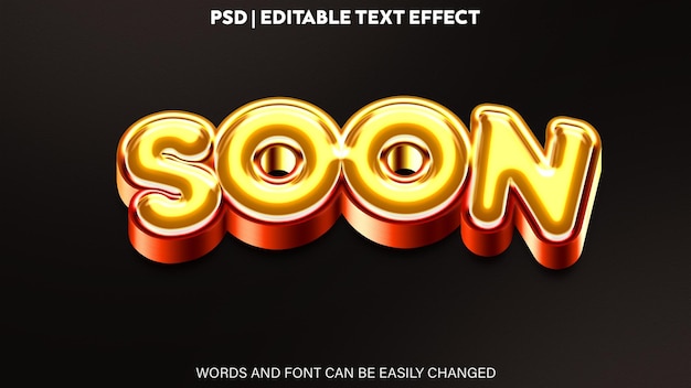 Editable Text Effect Soon