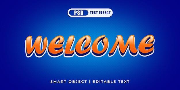 PSD editable text effect