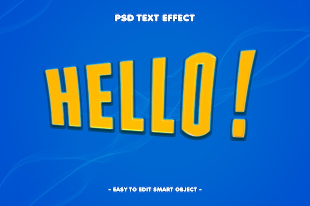 editable text effect