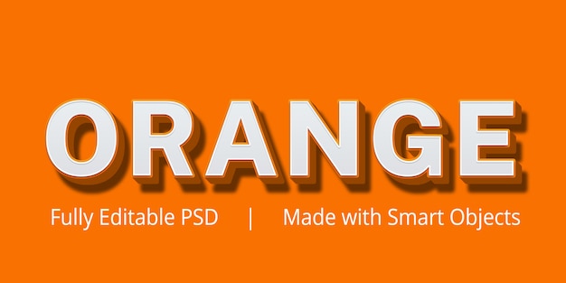 PSD editable text style effect