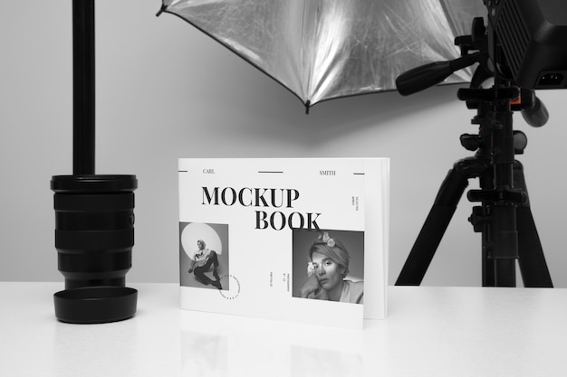 Editorial studio mockup